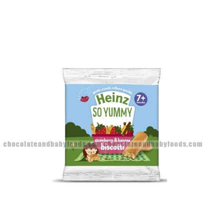 Heinz Strawberry & Banana Biscotti (7m+) 60gm