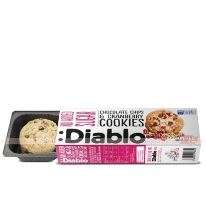 Diablo No Added Sugar Chocolate Chips & Cranberry Cookies 135gm