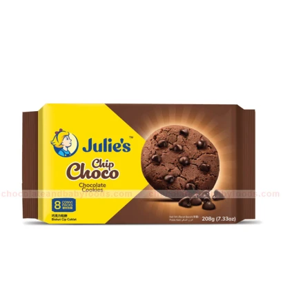 Julie's Chips Choco Chocolate Cookies 208gm