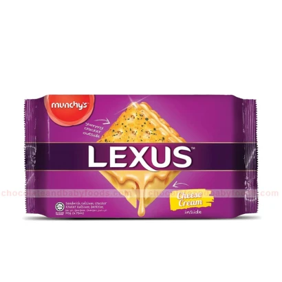 Munchy's Lexus Cheese Cream Sandwich Cracker 190gm