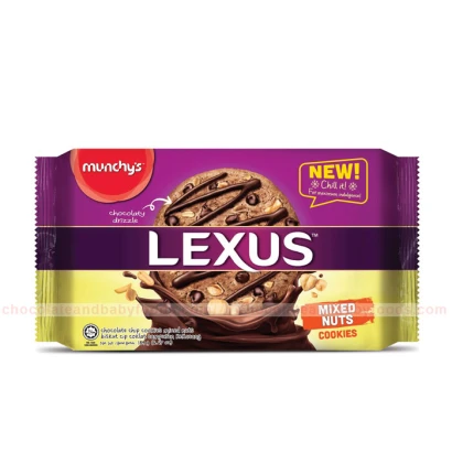 Munchy's Lexus Chocolate Chip Cookies Mixed Nuts 189gm