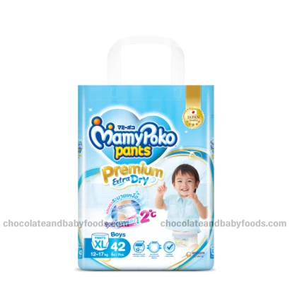 Mamy Poko Pants Premium Extra Dry Size - XL (12-17kg) 42pcs (Boys)