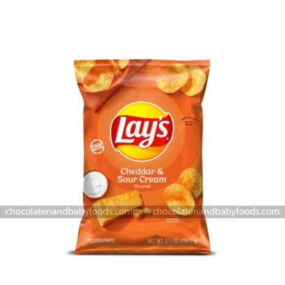 Lay's Cheddar & Sour Cream Flavor Potato Chips 184.2G