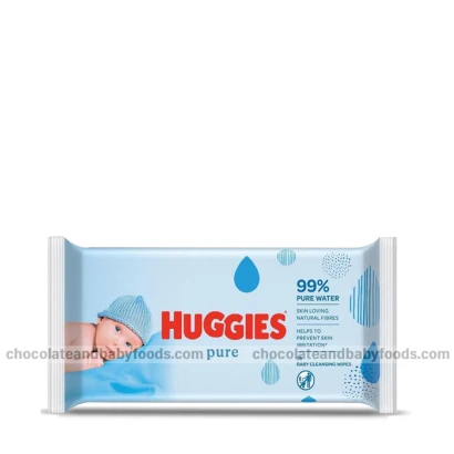 Huggies Pure Baby Wipes 56pcs