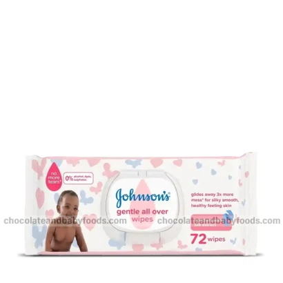 Johnson's Gentle All Over Baby Wipes (72pcs)