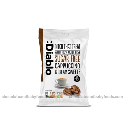 Diablo Sugar Free Cappuccino & Cream Sweets 75gm