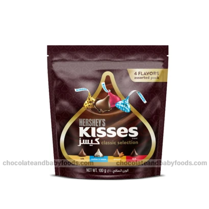 Hershey's Kisses Classic Selection 4 Flavor Assorted Pack 100gm