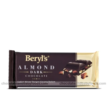 Beryl's Almond Dark Chocolate Bar 90G