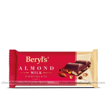 Beryl's Almond Milk Chocolate Bar 90gm