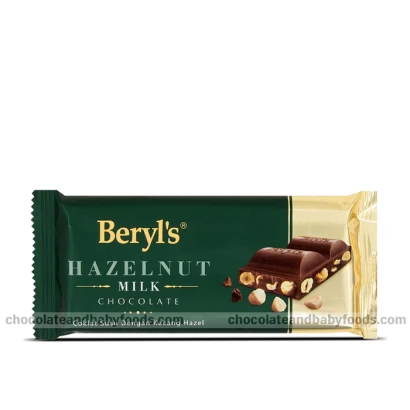 Beryl's Hazelnut Milk Chocolate Bar 90gm