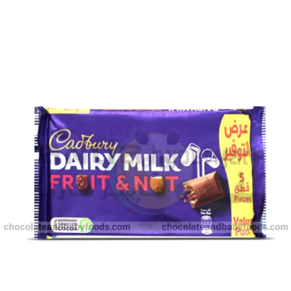 Cadbury Dairy Milk Fruit & Nut (35G X 5 Bars) 175gm