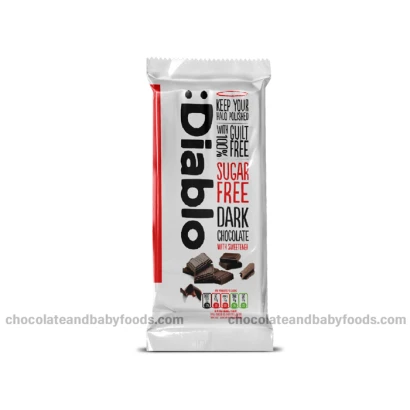 Diablo Sugar Free Dark Chocolate with Sweetener Bar 85gm