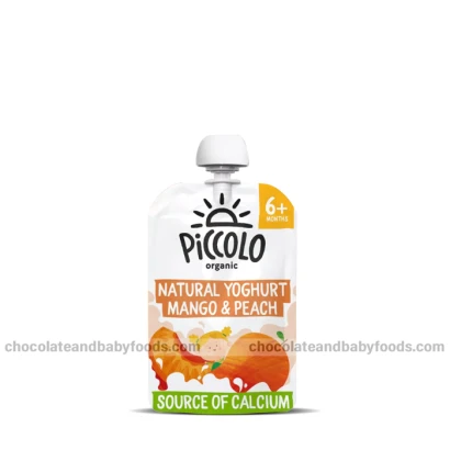 Piccolo Organic Natural Yoghurt Mango & Peach (6+ Months) 100gm