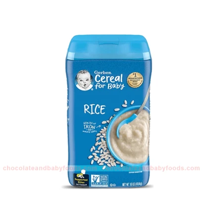 Gerber Rice Cereal (6+mnths) 454gm