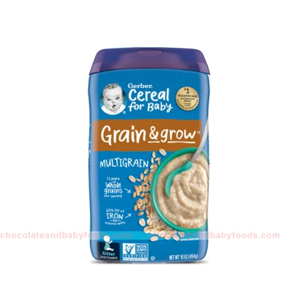 Gerber Grain & Grow Multigrain Cereal (6+mnths) 454gm