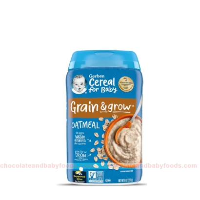 Gerber Grain & Grow Oatmeal Cereal (6+ Months) 227gm