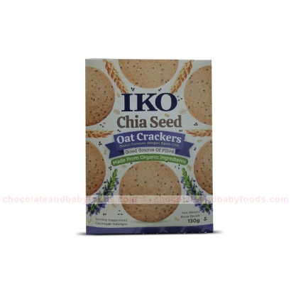 Iko Chia Seed Oat Crackers 130gm