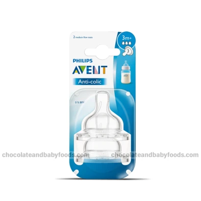 Philips Avent Anti-Colic 2 Medium Flow Teats (3M+)