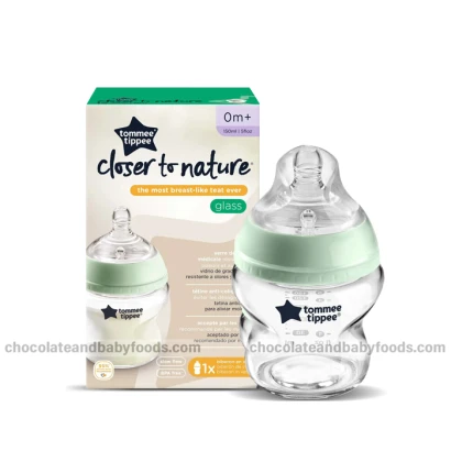 Tommee Tippee Closer To Nature Glass Baby Bottle (0m+) 150ml