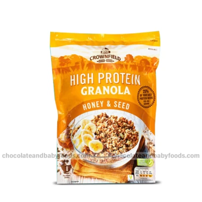 Crownfield High Protein Granola Honey & Seed 400gm