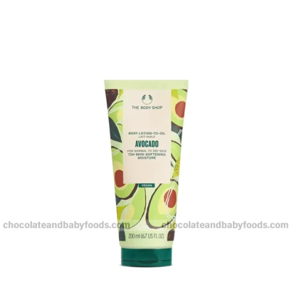 The Body Shop Avocado Body Lotion To Oil 200ml