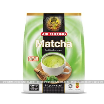 AIK Cheong Matcha Cafe Art Nippon Natural Coffee (25g x 12sticks) 300gm