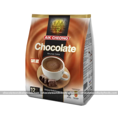 AIK Cheong Chocolate Cafe Art Belgian Indulgence Coffee (40g x 12sticks) 480gm