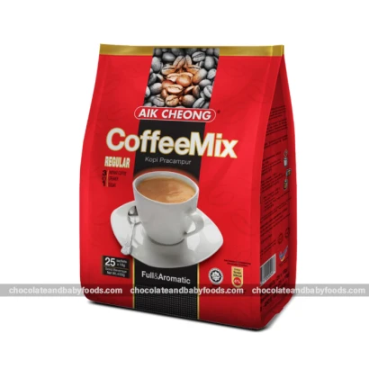 AIK CHEONG Coffee Mix Regular 3in1 Instant Coffee (18g x 25sticks) 450gm