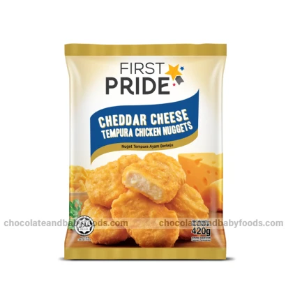 First Pride Cheddar Cheese Tempura Chicken Nuggets 420gm