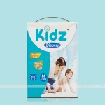 Kidz Diapers (Belt System) Size - M (5-10kg) 62pcs