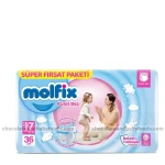 Molfix Size - 7 (Pants System) (19+kg) 36pcs