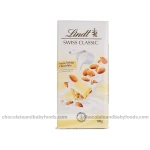 Lindt Swiss Classic White Chocolate with Whole Almond 100gm