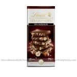 Lindt Les Grandes 34% Hazelnuts Dark Chocolate Bar 150gm