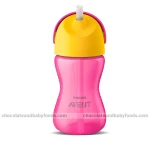 Philips Avent Bendy Straw Cup (12m+) 300ml (Pink)