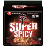 Nongshim Super Spicy Noodles 5pcs Pack