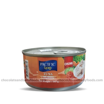 Pacific Gold Tuna Chunk In Sunflower Oil 165gm