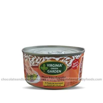 Virginia Green Garden Light Flakes Tuna In Sunflower Oil 185gm