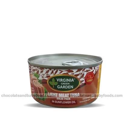 Virginia Green Garden Light Meat Tuna In Sunflower Oil 185gm