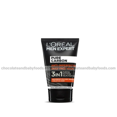 L'oreal Men Expert Pure Carbon Anti-Imperfection Daily Face Wash 100ml