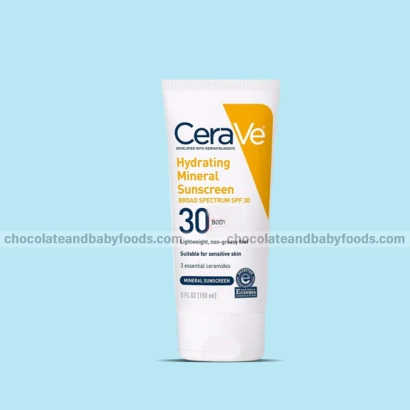 Cerave Hydrating Mineral Sunscreen (Broad Spectrum SPF 30) 150ml