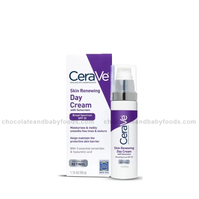 CeraVe Skin Renewing Day Cream with Sunscreen 50gm