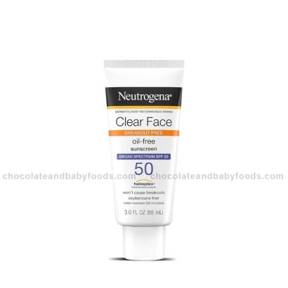 Neutrogena Clear Face Oil-Free Sunscreen (SPF 50) 88ml