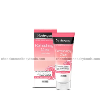 Neutrogena Refreshingly Clear Moisturiser with Pink Grapefruit Fragrance (Oil Free) 50ml