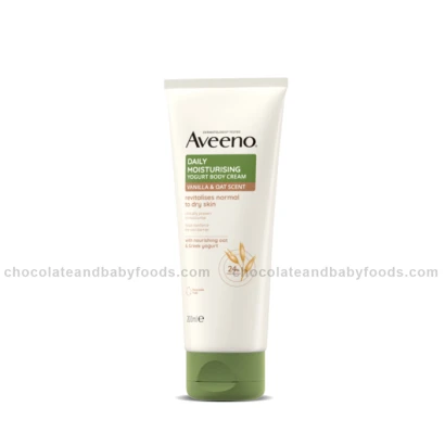 Aveeno Daily Moisturising Yougurt Body Cream Vanilla & Oat Scent 200ml