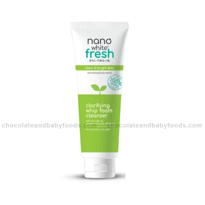 Nano White Fresh Clearifying Whip Foam Cleanser 100gm