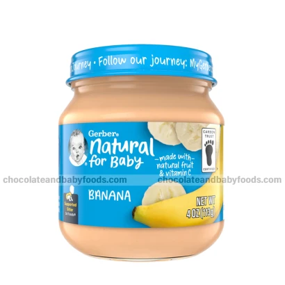 Gerber Natural For Baby Banana (6+mnths) 113gm