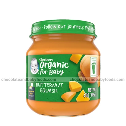 Gerber Organic For Baby Butternut Squash (6+mnths) 113gm