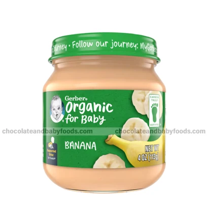 Gerber Organic For Baby Banana (6+mnths) 113gm