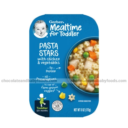 Gerber Pasta Stars with Chicken & Vegetables (12+mnths) 170gm