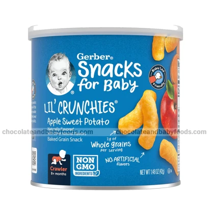 Gerber Lil' Crunchies Apple Sweet Potato (8+ Months) 42gm